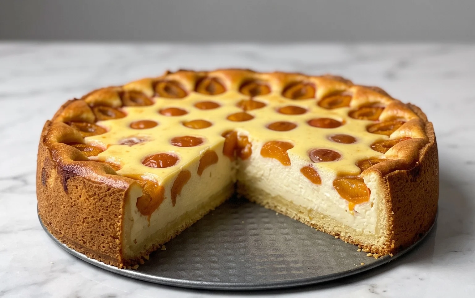 Mirabellen-Kuchen: Saftig mit Sahne-Schmand-Guss