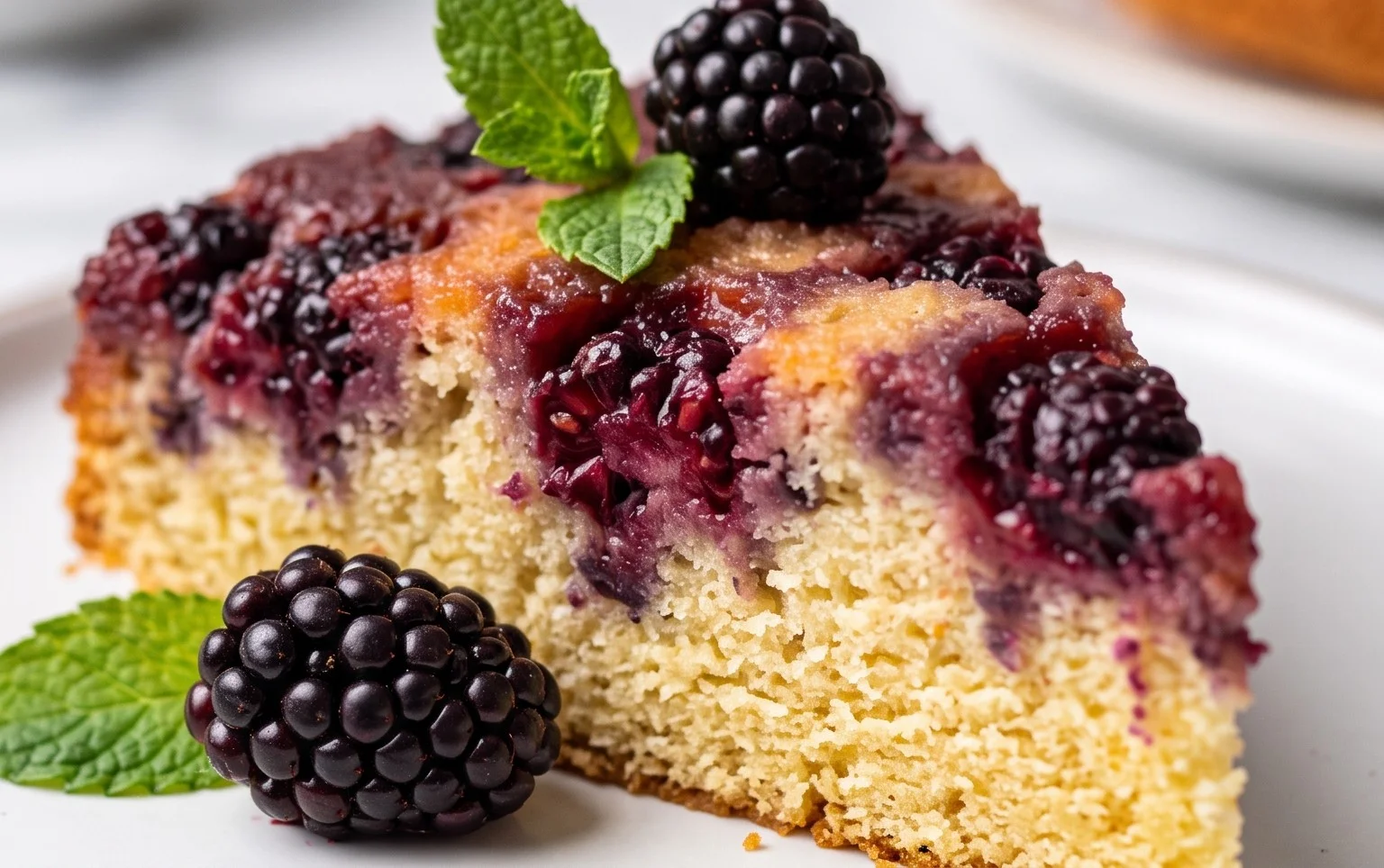 Blackberry Upside Down Cake